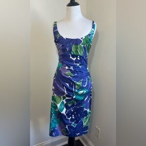 Suzi Chin Dress for Maggy Boutique Sheath Bodycon Dress Size 2 Purple